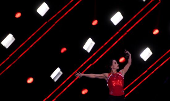 Final rehearsal of Alexei Nemov's show 'Legends of Sport: The Ascent'
