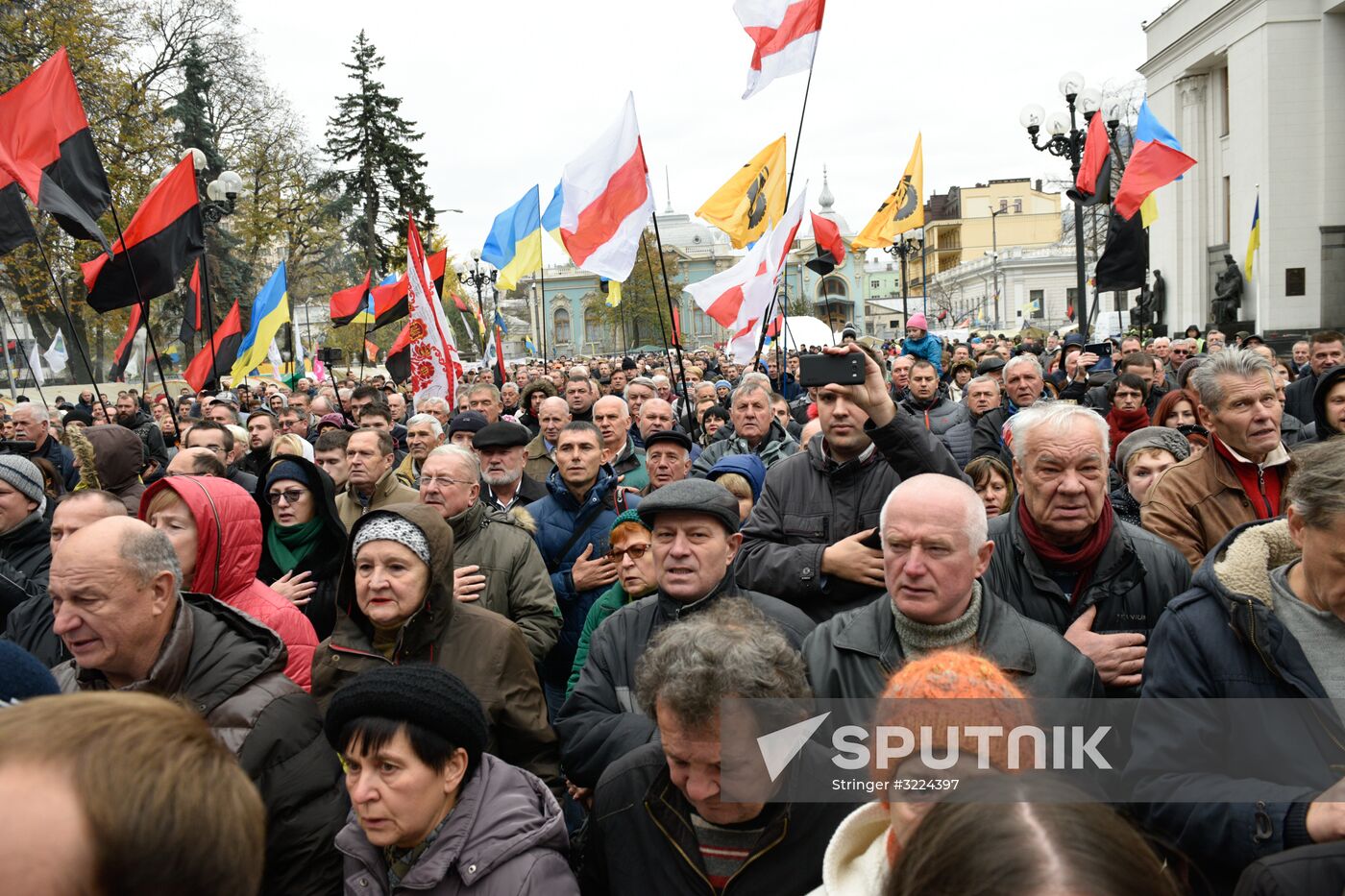 Saakashvili's party rallies in Kiev