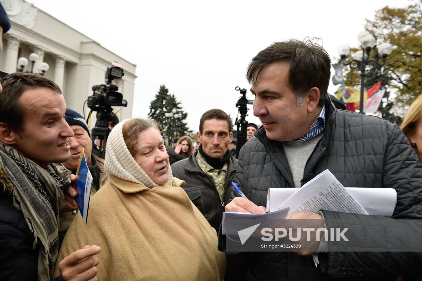 Saakashvili's party rallies in Kiev