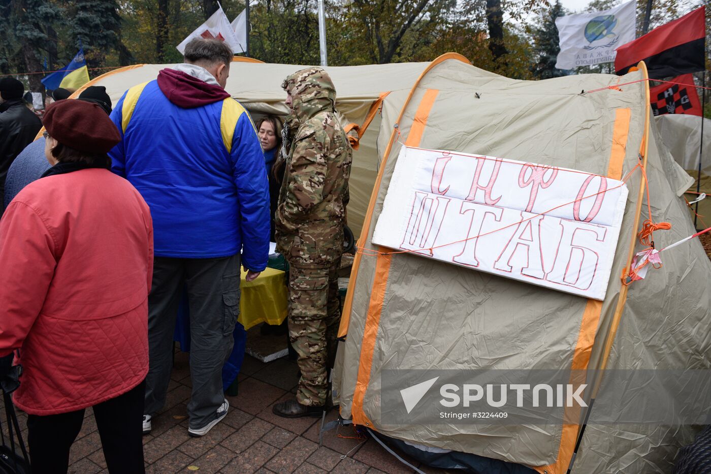 Saakashvili's party rallies in Kiev