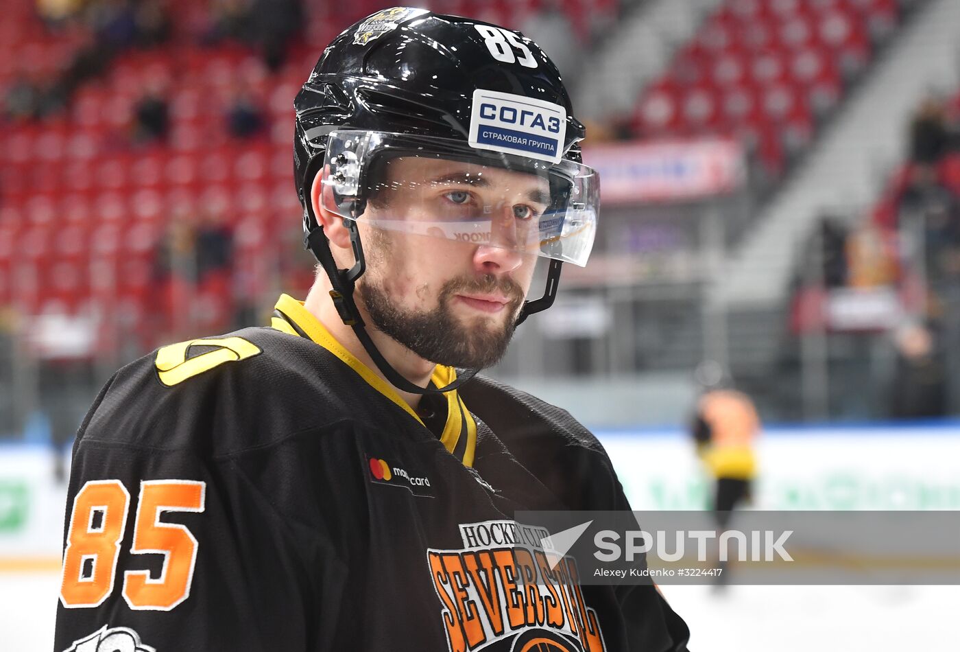 Ice hockey. KHL. Severstal vs. Sibir