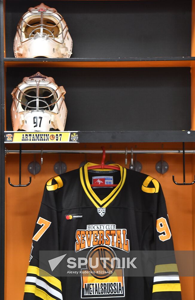 Ice hockey. KHL. Severstal vs. Sibir