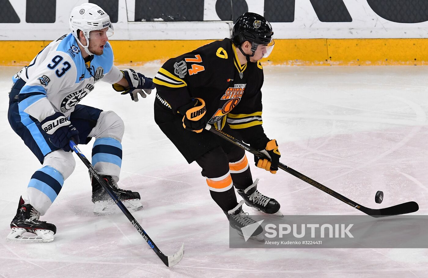 Ice hockey. KHL. Severstal vs. Sibir