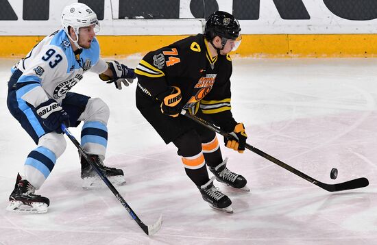 Ice hockey. KHL. Severstal vs. Sibir