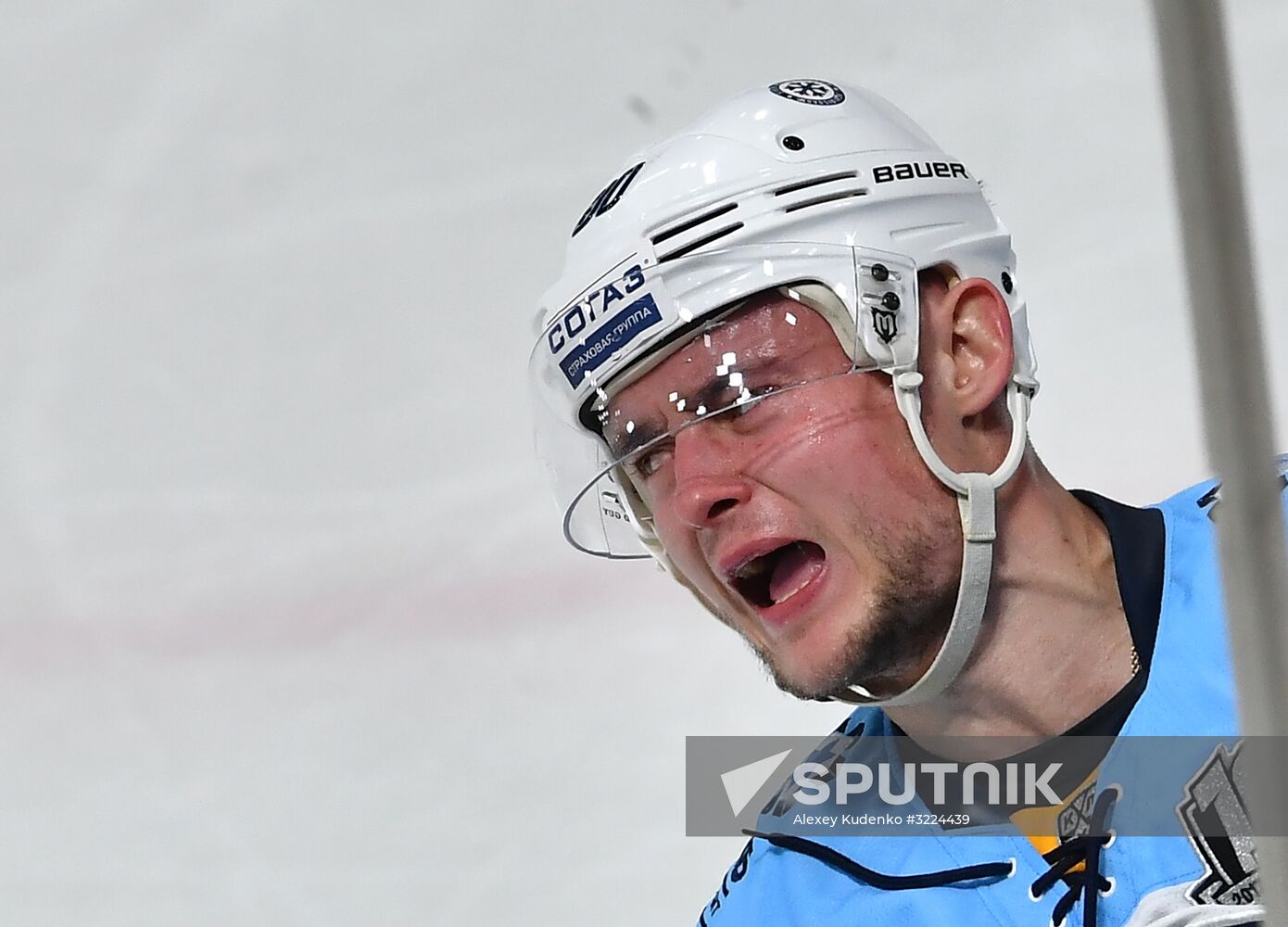 Ice hockey. KHL. Severstal vs. Sibir