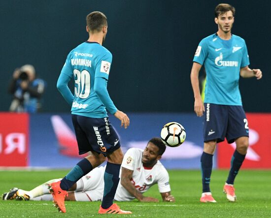 Football. Russian Premier League. Zenit vs. Lokomotiv