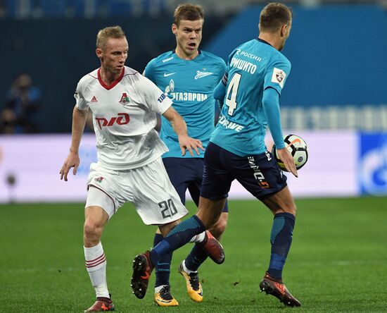 Football. Russian Premier League. Zenit vs. Lokomotiv