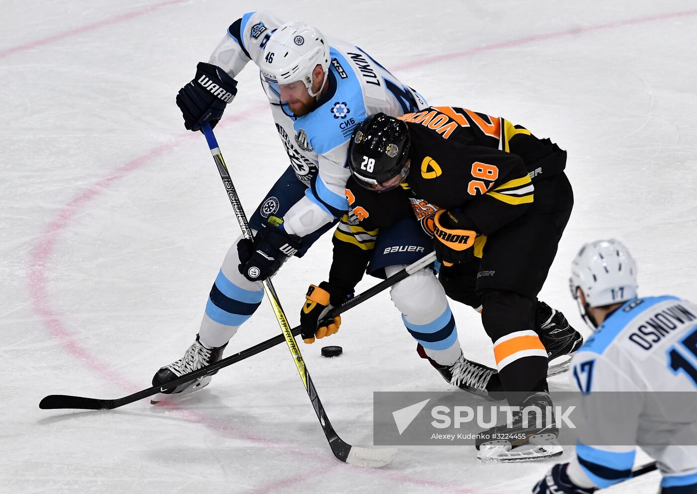 Ice hockey. KHL. Severstal vs. Sibir