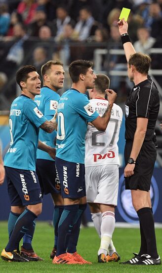 Football. Russian Premier League. Zenit vs. Lokomotiv
