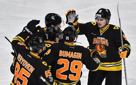 Ice hockey. KHL. Severstal vs. Sibir