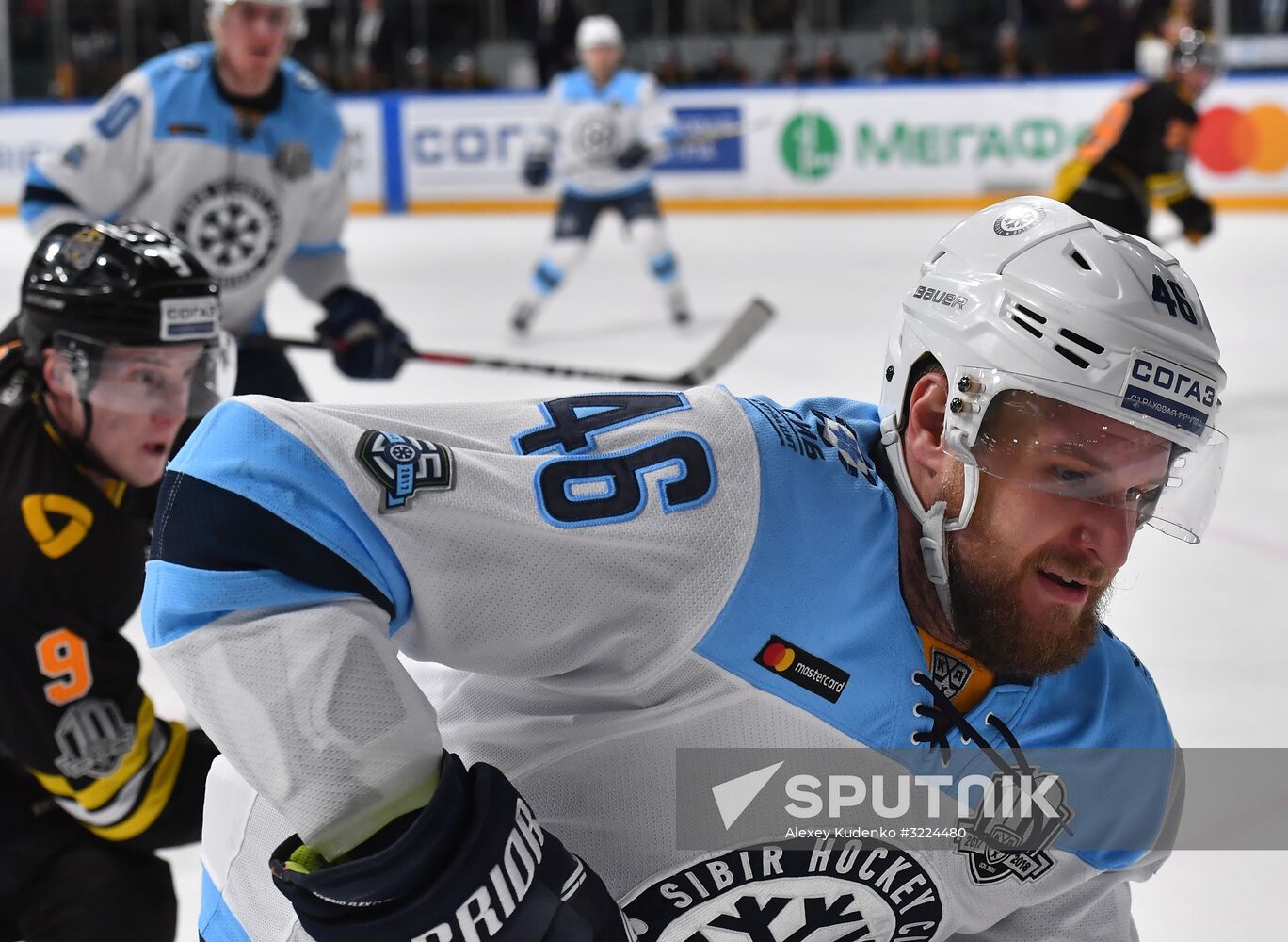 Ice hockey. KHL. Severstal vs. Sibir