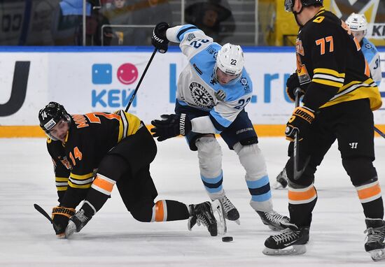 Ice hockey. KHL. Severstal vs. Sibir