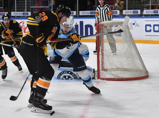 Ice hockey. KHL. Severstal vs. Sibir