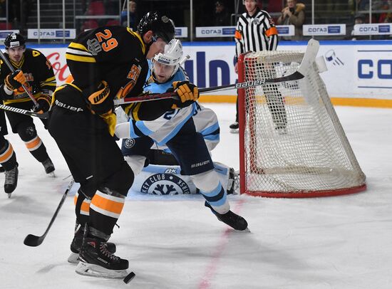 Ice hockey. KHL. Severstal vs. Sibir