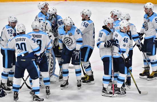 Ice hockey. KHL. Severstal vs. Sibir