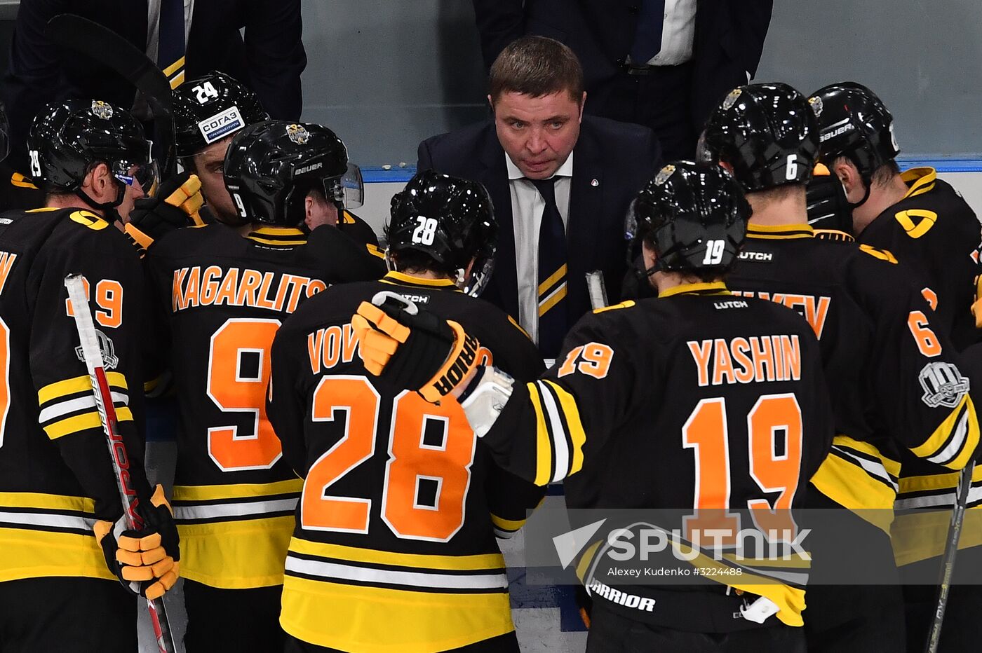 Ice hockey. KHL. Severstal vs. Sibir