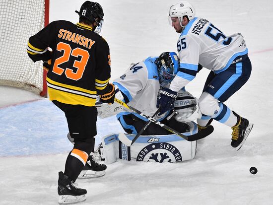 Ice hockey. KHL. Severstal vs. Sibir