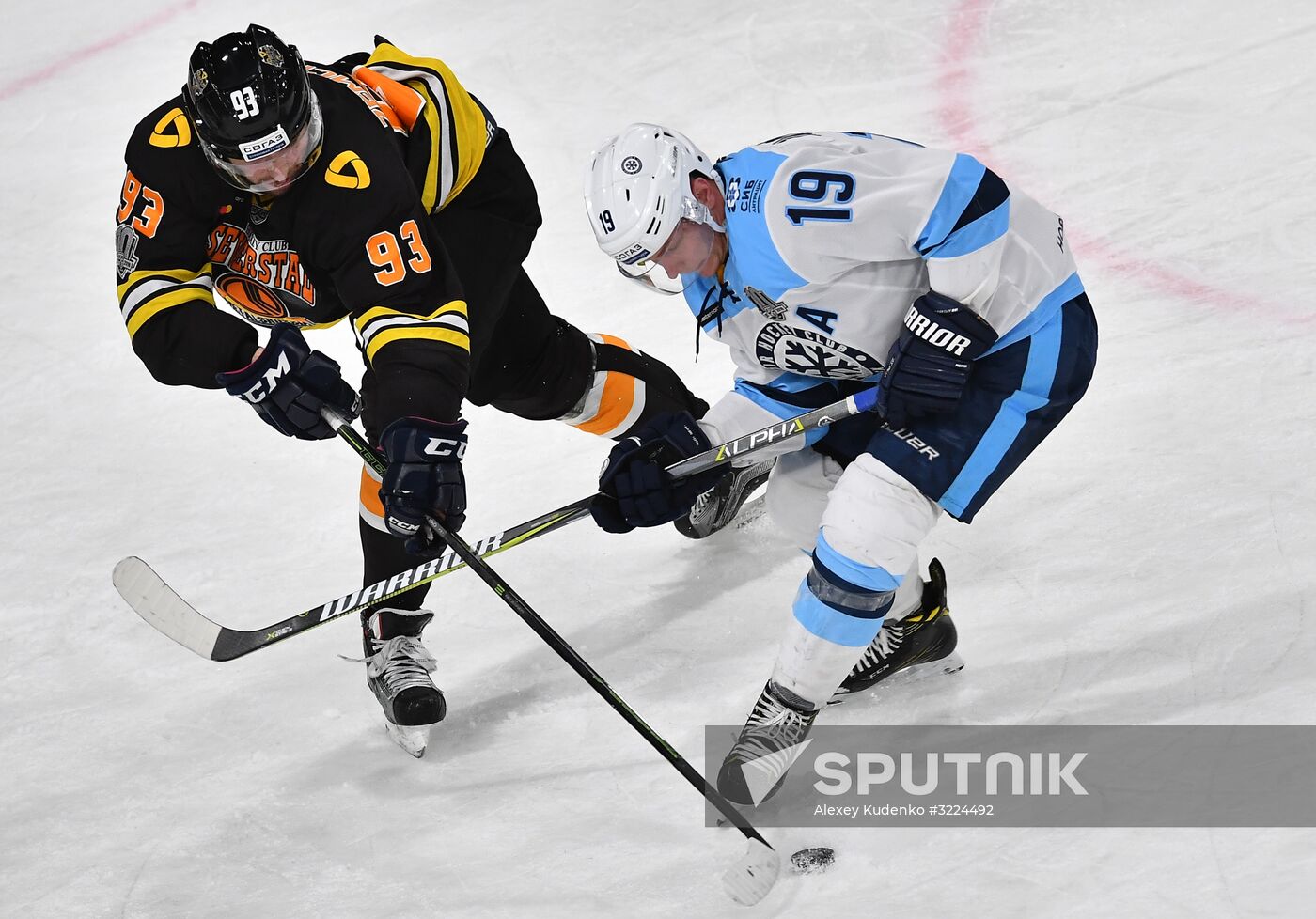 Ice hockey. KHL. Severstal vs. Sibir