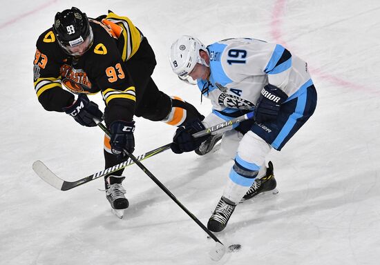 Ice hockey. KHL. Severstal vs. Sibir