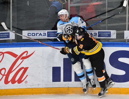 Ice hockey. KHL. Severstal vs. Sibir