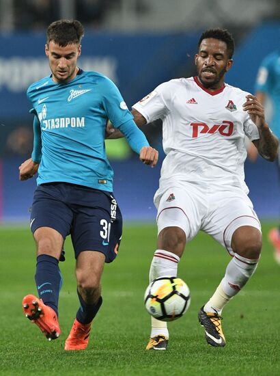 Football. Russian Premier League. Zenit vs. Lokomotiv