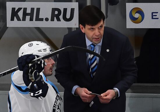 Ice hockey. KHL. Severstal vs. Sibir