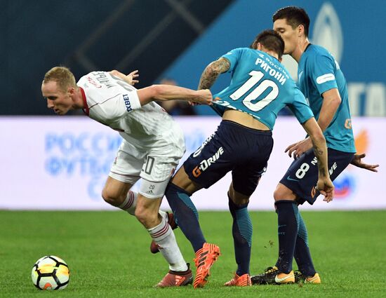 Football. Russian Premier League. Zenit vs. Lokomotiv