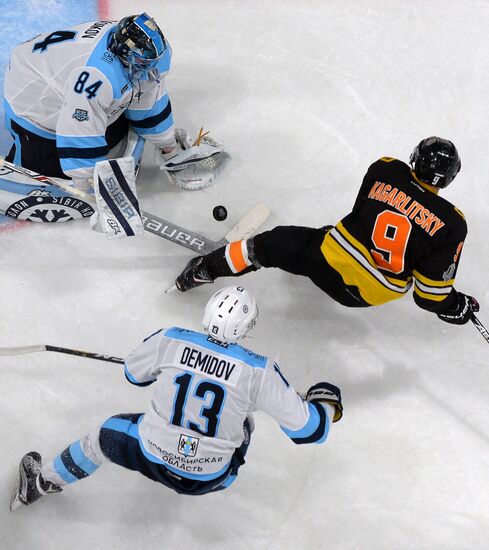 Ice hockey. KHL. Severstal vs. Sibir