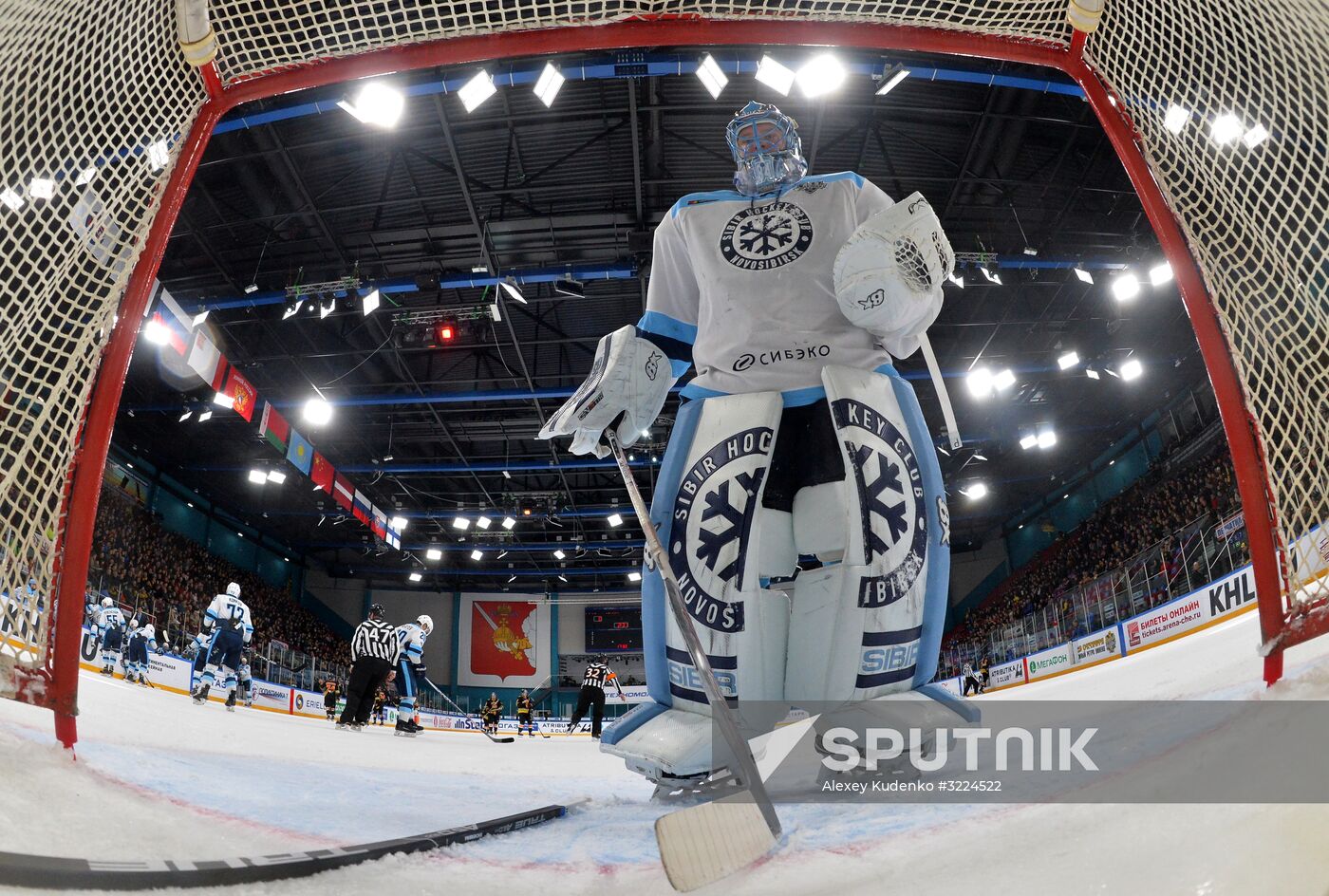 Ice hockey. KHL. Severstal vs. Sibir