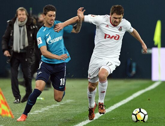 Football. Russian Premier League. Zenit vs. Lokomotiv