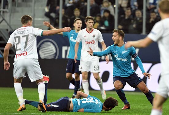 Football. Russian Premier League. Zenit vs. Lokomotiv