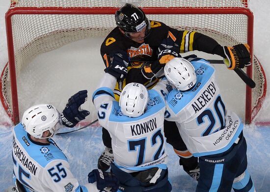 Ice hockey. KHL. Severstal vs. Sibir
