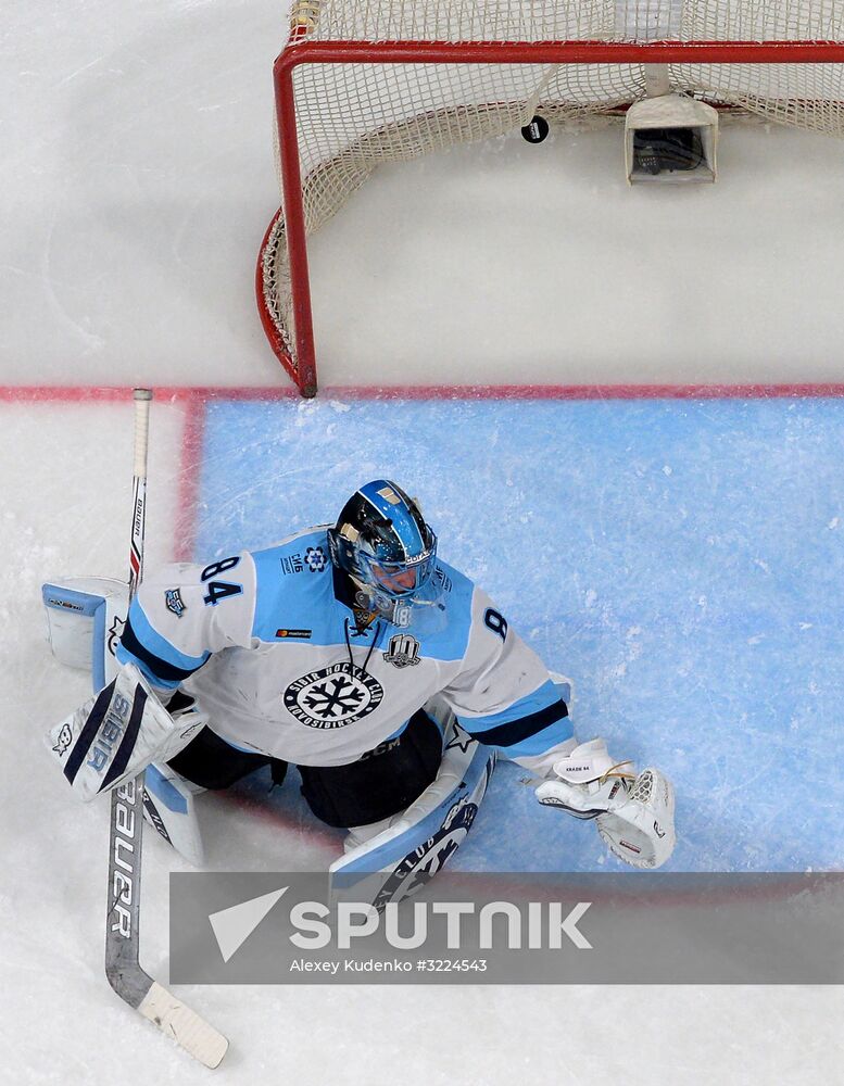 Ice hockey. KHL. Severstal vs. Sibir