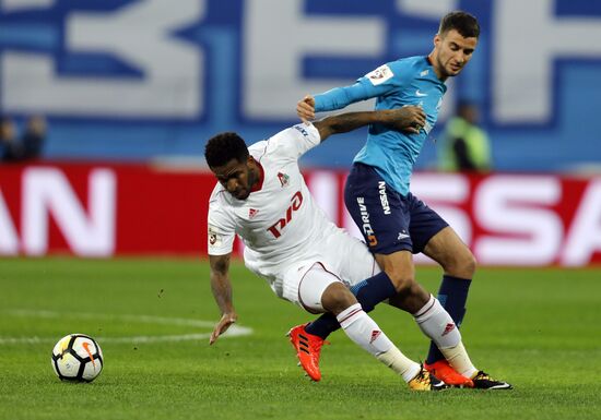 Football. Russian Premier League. Zenit vs. Lokomotiv