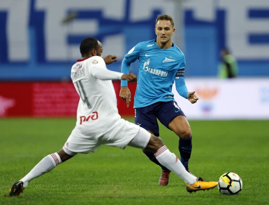 Football. Russian Football Premier League. Zenit vs. Lokomotiv