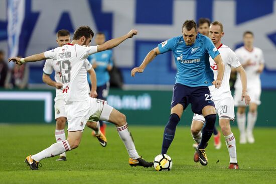 Football. Russian Football Premier League. Zenit vs. Lokomotiv