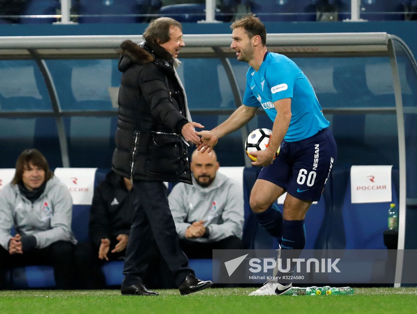 Football. Russian Football Premier League. Zenit vs. Lokomotiv