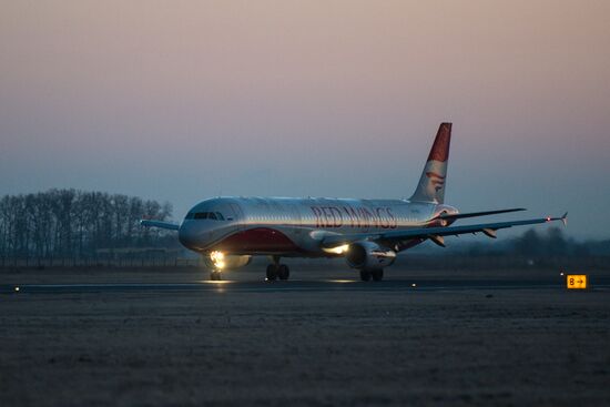 Red Wings launches first flight from Novosibirsk
