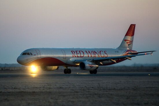 Red Wings launches first flight from Novosibirsk