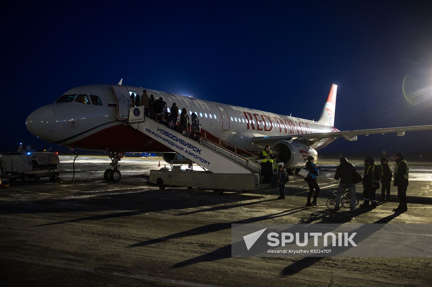 Red Wings launches first flight from Novosibirsk