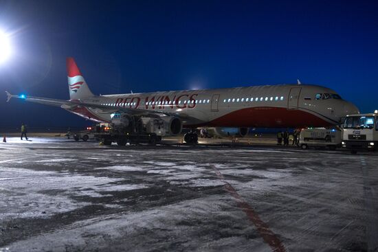 Red Wings launches first flight from Novosibirsk
