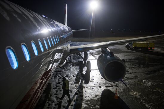 Red Wings launches first flight from Novosibirsk