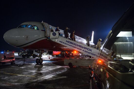 Red Wings launches first flight from Novosibirsk