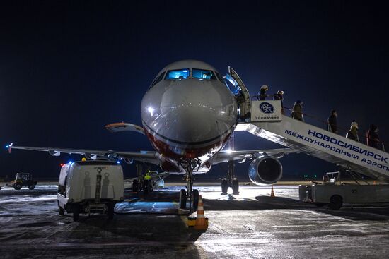 Red Wings launches first flight from Novosibirsk