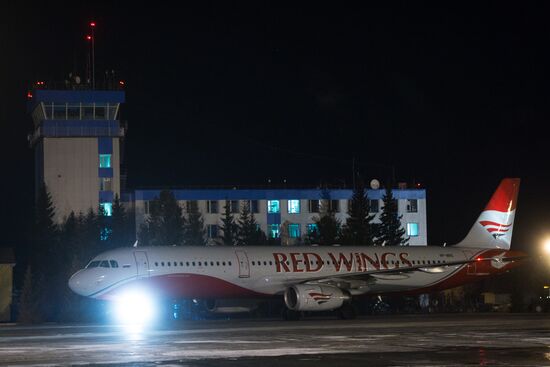 Red Wings launches first flight from Novosibirsk