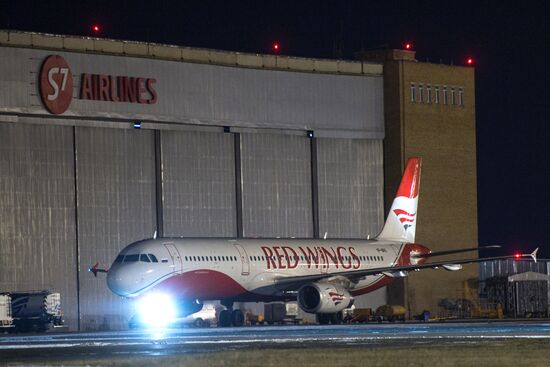 Red Wings launches first flight from Novosibirsk