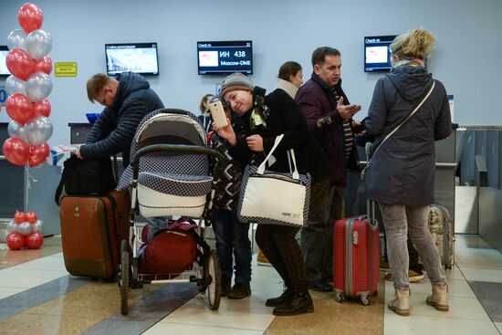 Red Wings launches first flight from Novosibirsk