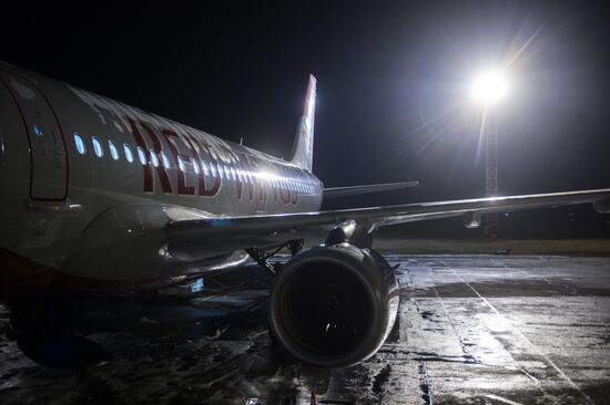Red Wings launches first flight from Novosibirsk