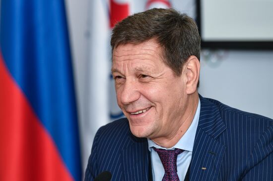 Meeting of the Russian Olympic Committee's executive committee