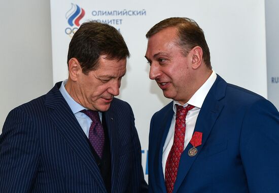 Meeting of the Russian Olympic Committee's executive committee